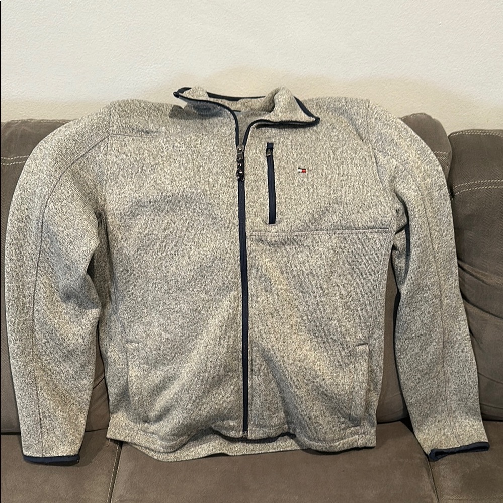Tommy Hilfiger Gray Full-Zip Jacket